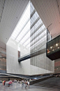 Guangdong Museum by Rocco Architects, great use of a center atrium with light diffusion screens