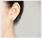 925纯银饰品耳饰个性优雅绕线叶子耳钉女防过敏 别漾 原创 设计 新款 2013