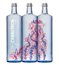 Cabreiroá - 110th Anniversary bottles : Illustrations for a limited edition bottles for Cabreiroá, to celebrate the 110th anniversary of the water brand.Four bottles of limited edition with designs inspired by the technique of risography, using corporate 