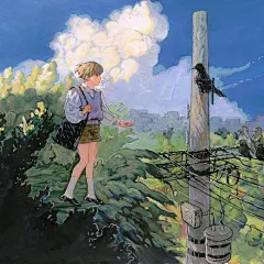 韩国插画师NOMA笔下的一组治愈系水彩人物插画 : 韩国插画师NOMA笔下的一组治愈系水彩人物插画,