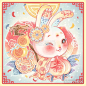 新年兔子生肖形象