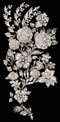 Diamond brooch