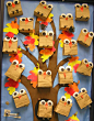 Owl Classroom Theme Ideas |... This would look great with turkeys too!