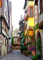 Medieval Village, Alsace, France #人文艺术# #童话#
