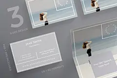 女性时尚名片模板Women Fashion Business Card Template