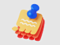Ad ad advertisement icon illustration pin