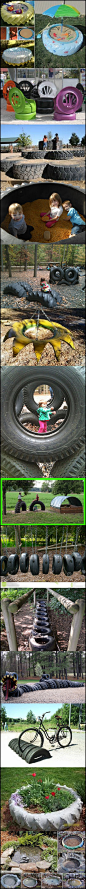 10-ways-to-reuse-old-tires#diy #recycling: 