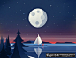插画/手绘 创意插画海报 月亮 星星 流行 蓝天 夜晚 夜空 山脉 白帆船创意插画 云彩 彩霞 晚霞 #海报# #海报设计# #广告设计# #宣传单# #DM单页# #版式设计# #排版设计# #平面设计# #画册# #画册设计# #宣传册# #宣传单# #折页# #书籍# #封面# #平面设计# #版式设计# #排版设计# #淘宝海报# #天猫海报# #详情页# #详情描述# #banner# #横幅# #店铺装修# #京东商城# #电商设计# #包装# #包装设计# #包装盒# #平面设计# #海报#