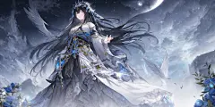 夜歩空 -【NovelAI大魔导书】教科书级的壁纸展示