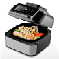 Household 8l Air Deep Fryer Electric Healthy Digital Display Temperature Control Rapid Smart Air Fryer - Buy Hot Air Fryer Electric Deep Fryer,Multifunction 6.5l 8l 3.5l 4.5l 5.5l 7l 9.5l Stainless Steel Air Fryer With Visible Window Wifi Air Fryer,Oem Cu