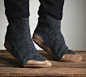 Fancy - Wool Sweater Slippers
