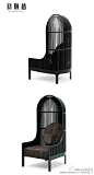 设计师创意休闲椅O网页链接法式新古典抽象贝壳椅，优质棉麻、亚麻沙发面料，透气性好、耐脏耐磨，可以放心使用。实木座椅框架，品质优良，立体雕刻，复古美观。如此具有欧式气息的沙发椅，给您的家居生活带去别样的异域风情。#绿化树被改成休闲椅#