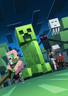 Minecraft-花瓣网|陪你做生活的设计师 | e+ - ++ I Just Added 13 More minecraft Art ...
