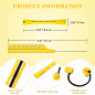 36 Pieces Cold Wave Rod Hair Perm Rods Hair Rollers Perming Rods Curlers with Steel Rat Tail Comb for Hairdressing Styling (Yellow, 0.28 Inch) : Amazon.co.uk: Beauty
