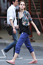 Emma Watson：印花小外套