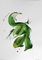 Behance 上的 Paintings - 2021 October - Green Selection (10)