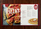 Boston比萨菜单设计-版式设计-独创意设计网