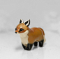 Fox Animal Figurine by RamalamaCreatures on DeviantArt