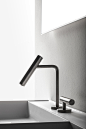 2 hole countertop stainless steel washbasin tap CILINDRO | 2 hole washbasin tap by FALPER_4