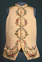 艺文馆的微博_微博18世纪 欧洲贵族男士刺绣马甲