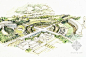 【现代景观设计赏析】彼得·沃克：播磨科学花园城市(原图尺寸：560x369px)