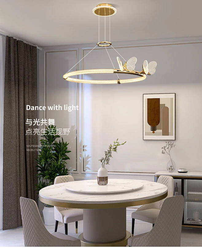 轻奢餐厅吊灯餐桌灯2021新款创意客厅灯个性饭厅灯具现代简约-tmall.com天猫-花瓣网