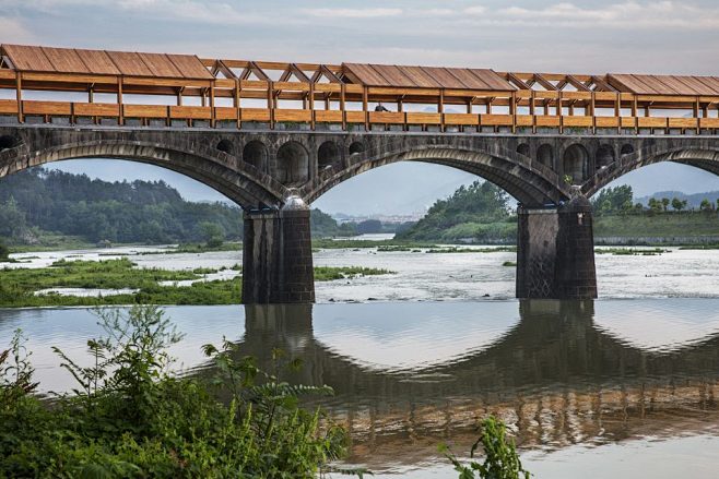 石门廊桥，松阳 / DnA建筑事务所 :...