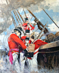 Royal Marines at the Battle of Trafalgar, 1805