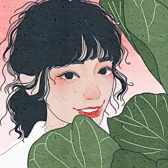 游轶 ‖ 文艺清新插画风 真人照片转手绘qq微信头像人物漫画设计-淘宝网