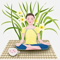 秋季养生手绘女孩图片大小2000x2000px 图片尺寸5.31 MB 来自PNG搜索网 pngss.com 免费免扣png素材下载！喝花茶#花茶#卡通手绘#秋膘#秋季养生#手绘开花植物#手绘女孩#手绘水仙花#手绘养生人物#手绘植物#贴秋膘#养生#养生的人#