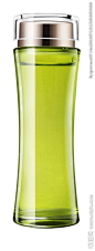 绿色玻璃瓶精修