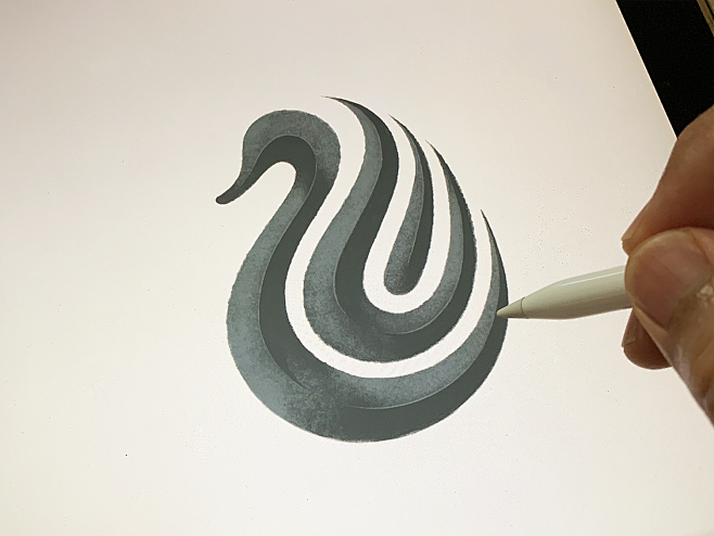 Swan Logo Sketch by ...