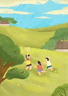 暑假插画图片ID:VCG211278348449