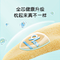 Bihe 0 to 6 months baby shaping pillow newborn anti-eccentric baby silicone  pillow breathable scaphoid