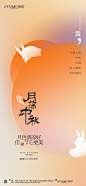 地产中秋节海报-源文件