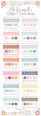 14 Fresh Color Palettes | Angie Sandy Design & Illustration #colorpalette #colorcrush