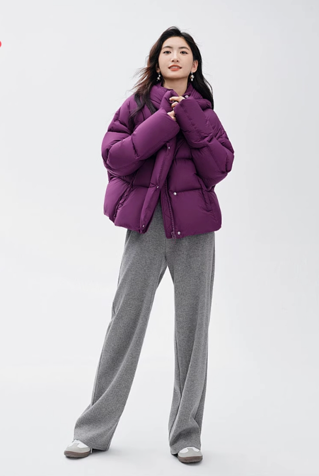 红袖轻薄羽绒服冬季2023新款女装保暖显...
