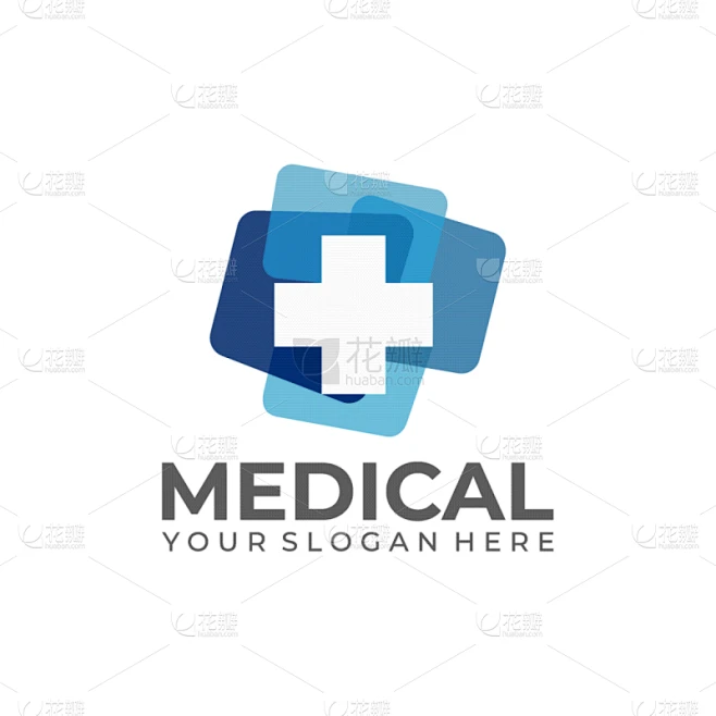 medical logo template stock素材-花瓣网