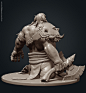 ORC, Sina Pahlevani : this is a personal Project I've been working on recently.
I was planing to make a hyper realistic render, but suddenly i decided to 3D print my Orc beside the realistic version.
I will share the result of the printing with you guys s