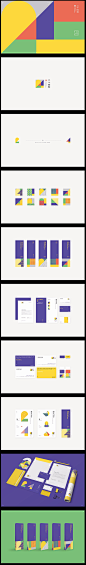 视觉品牌VI设计欣赏 彩色LOGO VI应用 VI设计 名片 卡片 户外广告 宣传单 DM 海报 箱灯