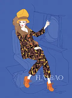 神秘迷人的时髦“妖精”！法国插画师Marguerite Sauvage的时尚插画作品，美人美衣“混搭”奇幻元素，独特画风能否得到你欣赏？_插画_插画_海报时尚网