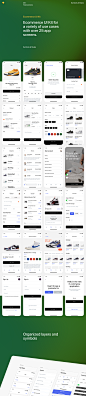 #APP模板#
鞋子服装电商尺码颜色详情购物车等app ui源文件 sketch模板