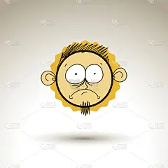 矢量手绘卡通忧郁男孩。Web《阿凡达》的主题