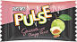 Pass Pass - Pulse Candy : Packaging Development done:LaminatePET jarPP CapInduction WadLabelMaster Carton