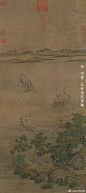 把《故宫日历》今天这幅《龙舟竞渡图》放大仔细瞧，我们会发现有位观众抢占了当日最佳观赛位！借助画家郑重的笔，我们得以看到四百年前江南地区热闹非凡的端午场景。而进入故宫名画记“#众生百态#——故宫博物院藏历代人物画特展”专题O网页链接 我们还可以发现更多这样热闹的场景。 ​​​​