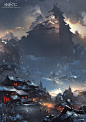 修仙场景原画 - cgwall游戏原画