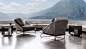 Modern furniture - Design magazine - Minotti Outdoor: Design Sun Lounge - Modern furniture shop online: