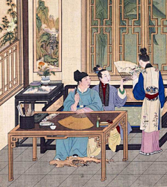 十斤黄金采集到中式家具古画