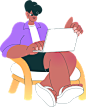 florid-guy-sitting-on-a-chair-with-a-laptop