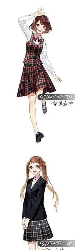 中国各所学校的校服，帅cry！！！(作者PSD·改)#侵删#